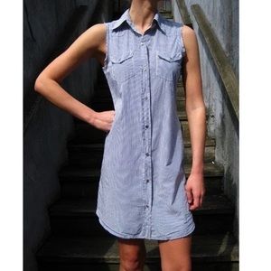 Nili Lotan Sleeveless Western Dress, Made in NYC, Size XS, Summer Dress Collared